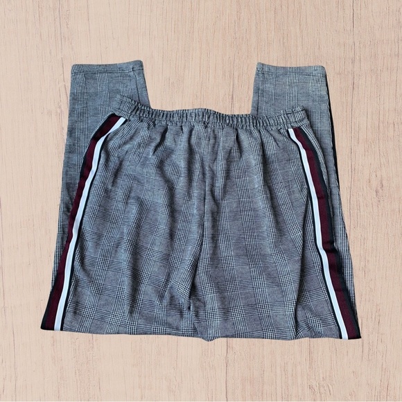 Womens Plaid drawstring trousers Medium - Picture 2 of 8